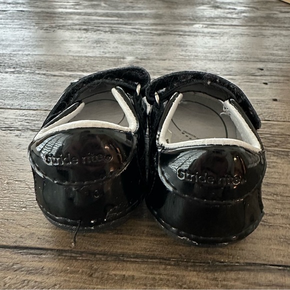 Stride Rite Baby Girls 4M Black Patent Leather Mary Jane Shoes Party Wedding - Picture 3 of 6